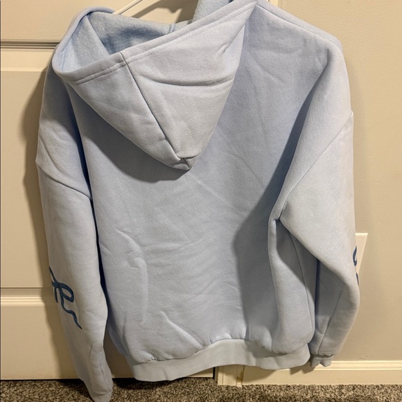 Edikted Soft Blue Hoodie with Pink Tag - Picture 5 of 6